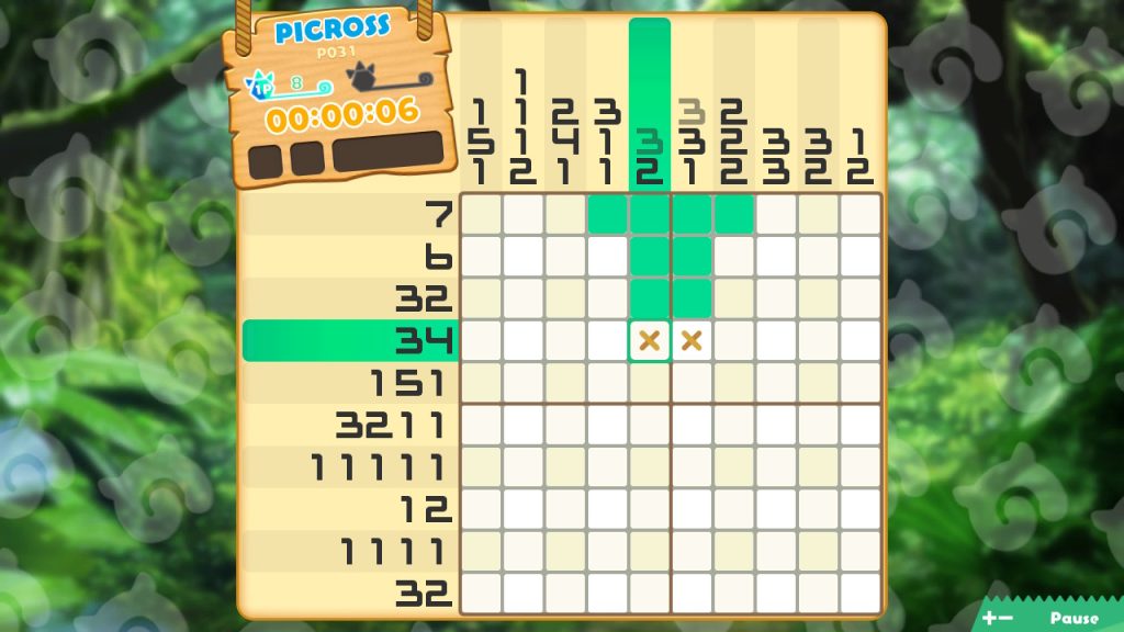 Kemono Friends Picross, un puzzle au format 10x10