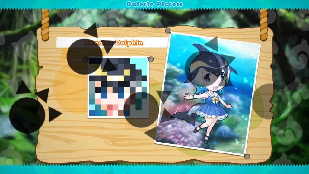 Kemono Friends Picross, l'image du dauphin.